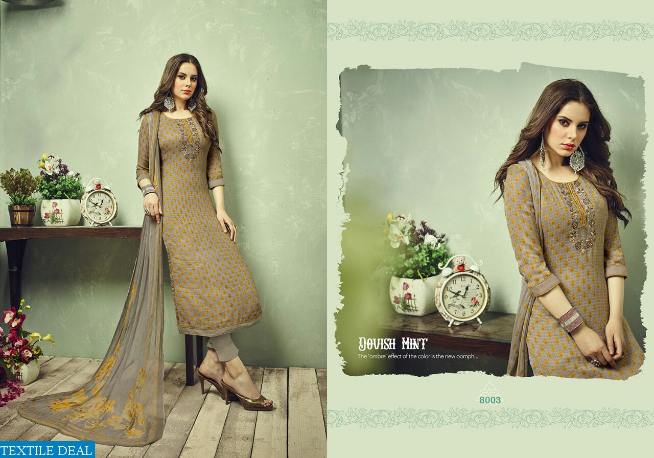hansa Hidaya vol-8 Wholesale Winter  Casual Dress material